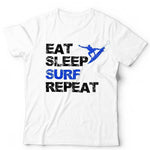 Eat Sleep Surf Repeat Tshirt Unisex & Kids