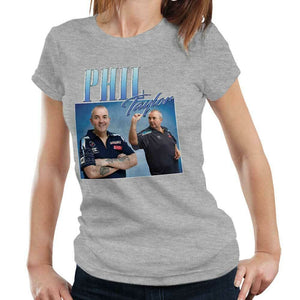 Phil Taylor Appreciation Tshirt Fitted Ladies