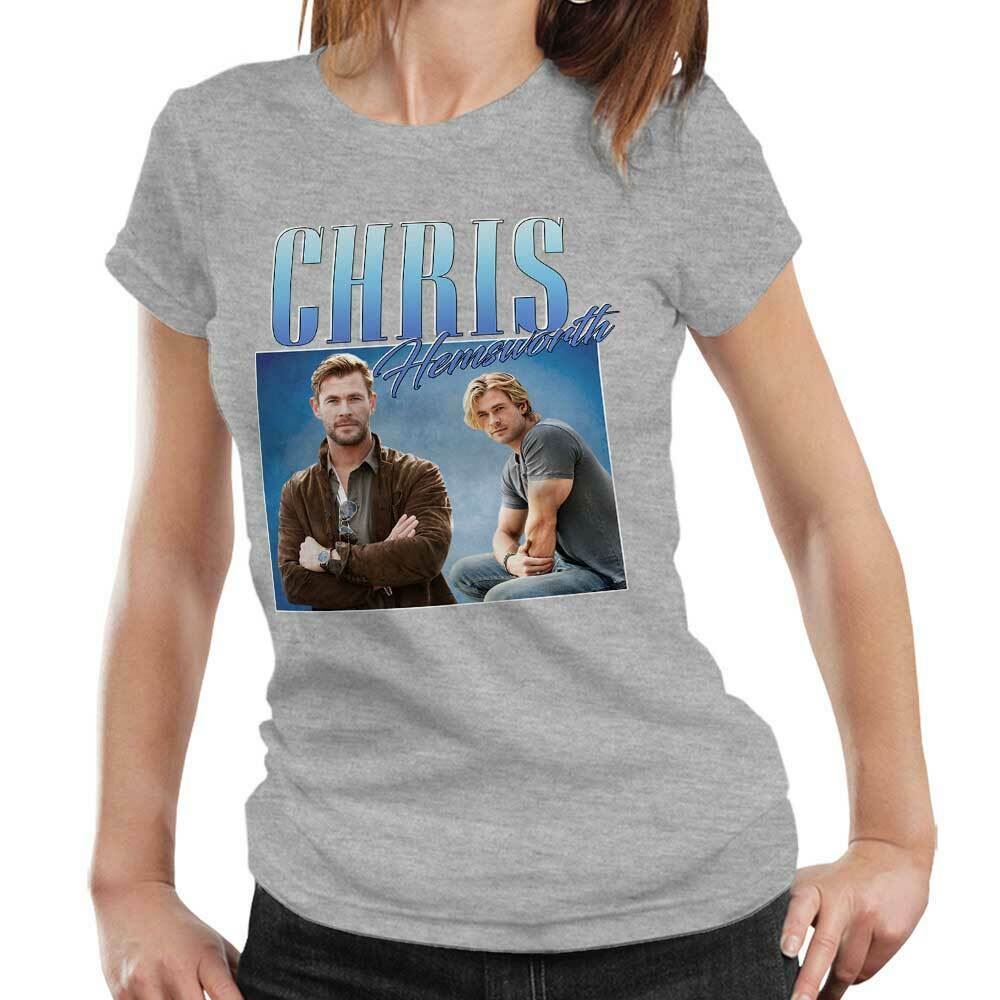 Chris Hemsworth Appreciation Tshirt Fitted Ladies