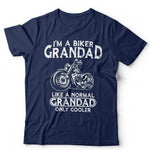 I'm A Biker Grandad Tshirt Unisex