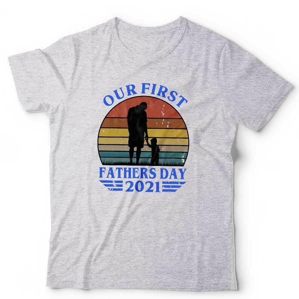 Our First Fathers Day Tshirt Unisex & Kids