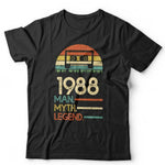 Man Myth Legend 1980-1989 Tshirt Unisex