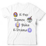 K-Pop Ramen Boba K-Drama Tshirt Unisex & Kids