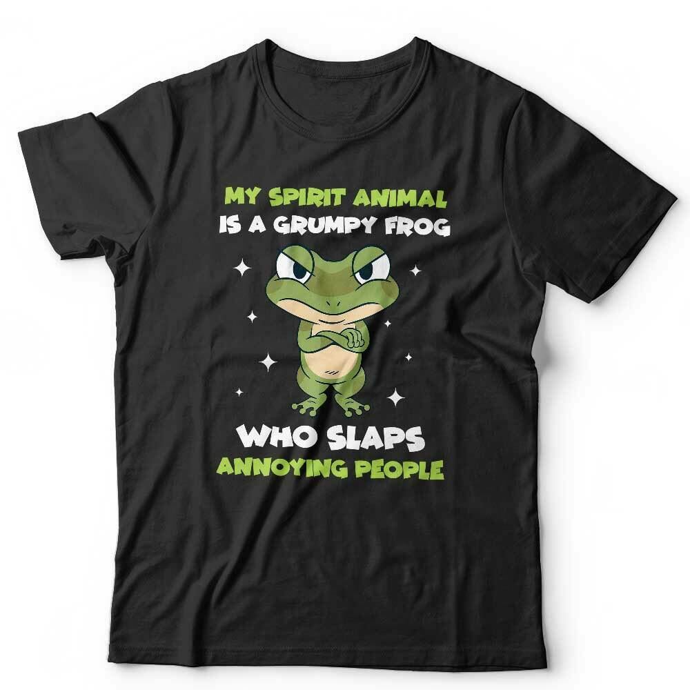 My Spirit Animal Is A Grumpy Frog Tshirt Unisex & Kids