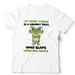 My Spirit Animal Is A Grumpy Frog Tshirt Unisex & Kids