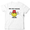 Mr Old Skool White Tshirt Unisex