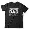 Ingredients For An Awesome Dad Unisex Tshirt