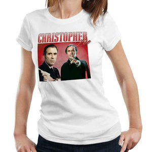 Christopher Lee Appreciation Tshirt Fitted Ladies