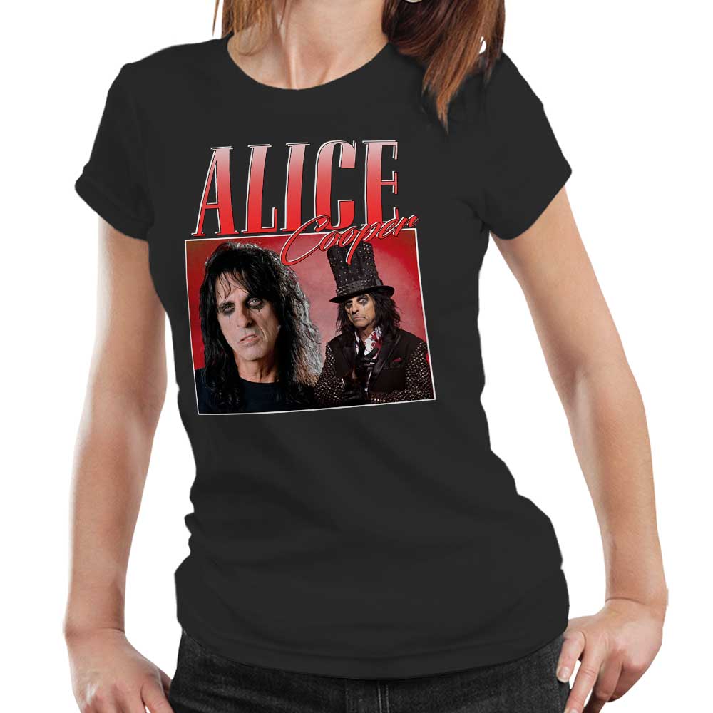 Alice Cooper Appreciation Tshirt Fitted Ladies