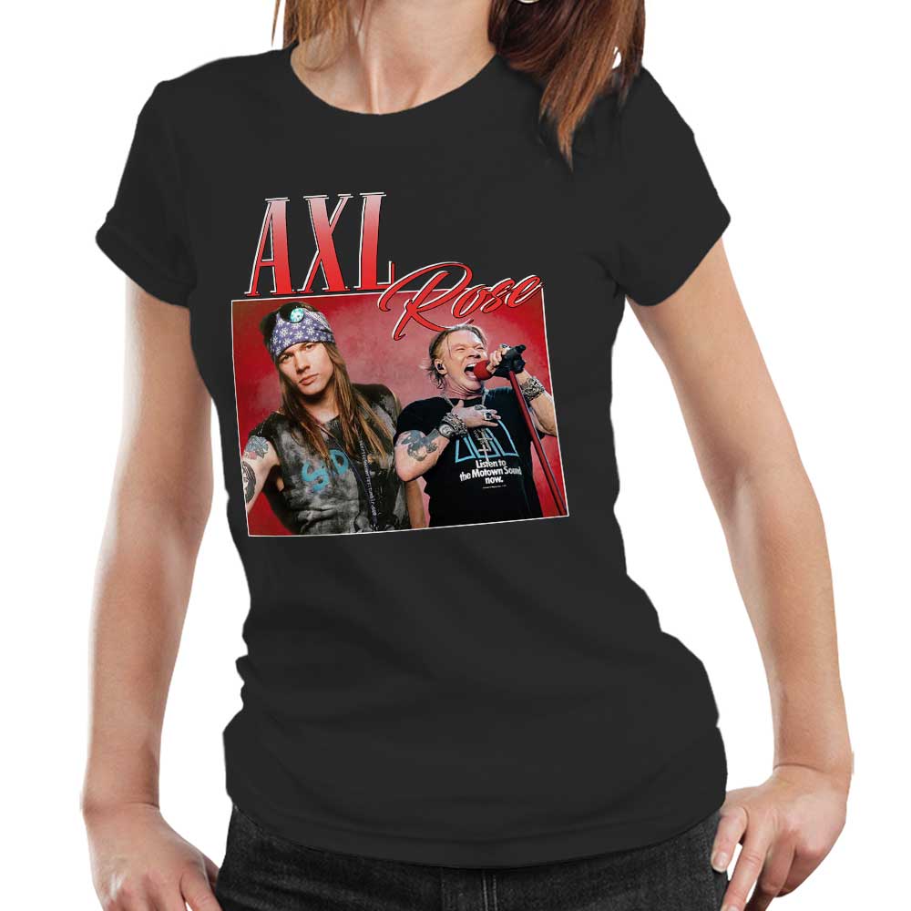 Axl Rose Appreciation Tshirt Fitted Ladies