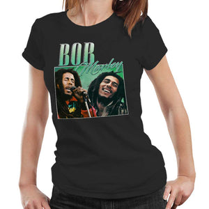 Bob Marley Appreciation Tshirt Fitted Ladies