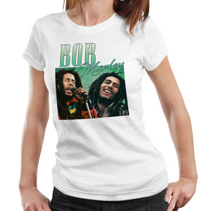 Bob Marley Appreciation Tshirt Fitted Ladies