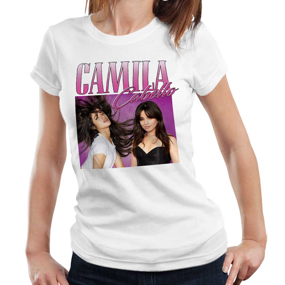 Camila Cabello Appreciation Tshirt Fitted Ladies