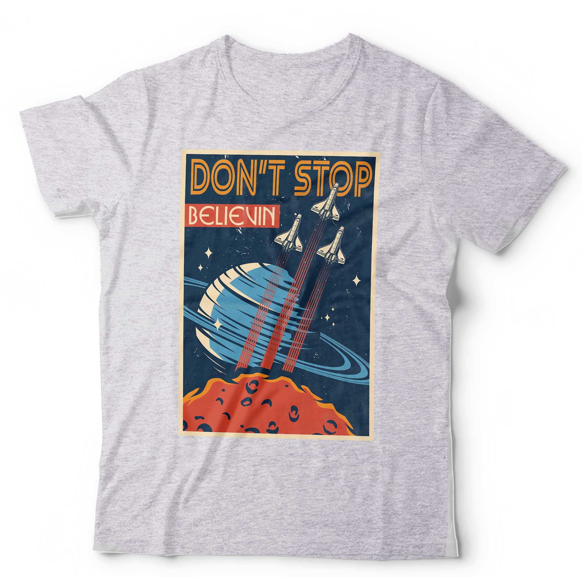 Don't Stop Believing Lyric T Shirt Unisex