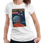 Don’t Stop Believing Lyric T Shirt Ladies