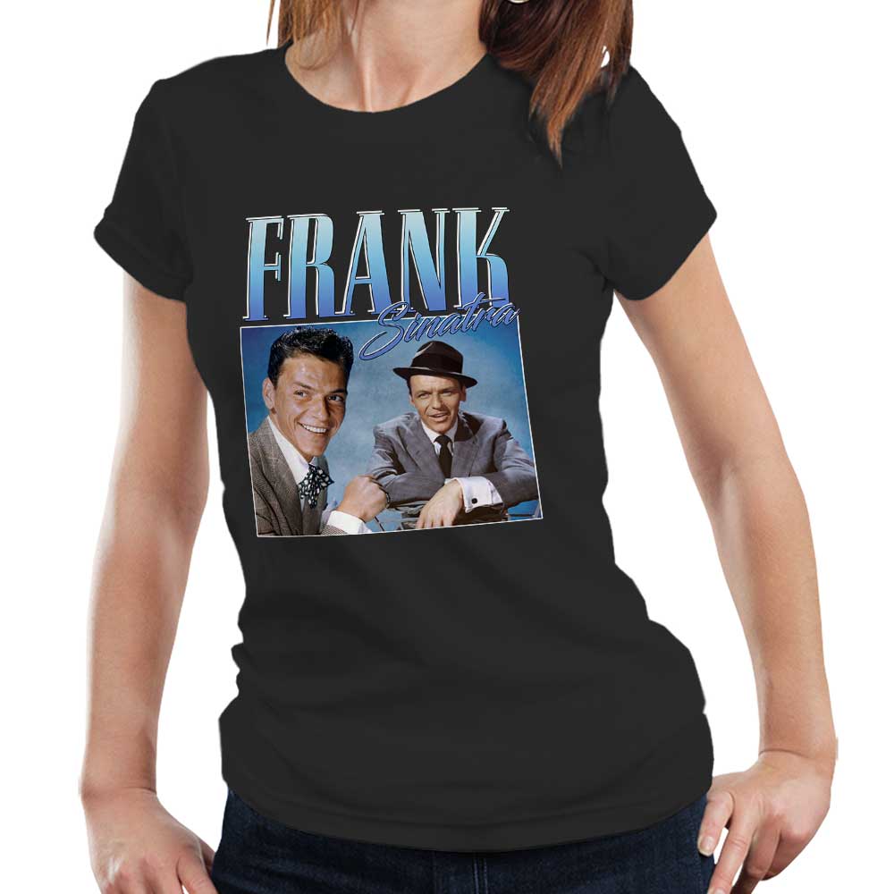 Frank Sinatra Appreciation Tshirt Fitted Ladies