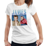 James Dean Appreciation Tshirt Fitted Ladies