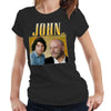 John Travolta Appreciation T Shirt Fitted Ladies