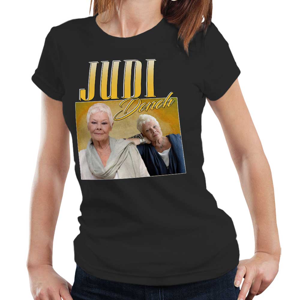 Judi Dench Appreciation Tshirt Fitted Ladies