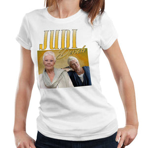 Judi Dench Appreciation Tshirt Fitted Ladies