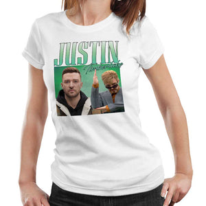 Justin Timberlake Appreciation Tshirt Fitted Ladies