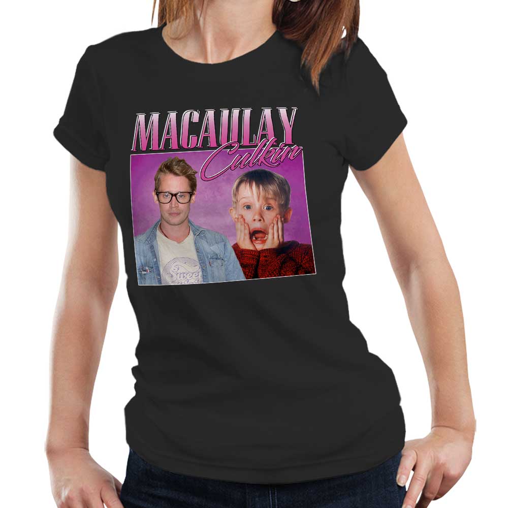 Macaulay Culkin Appreciation Tshirt Fitted Ladies