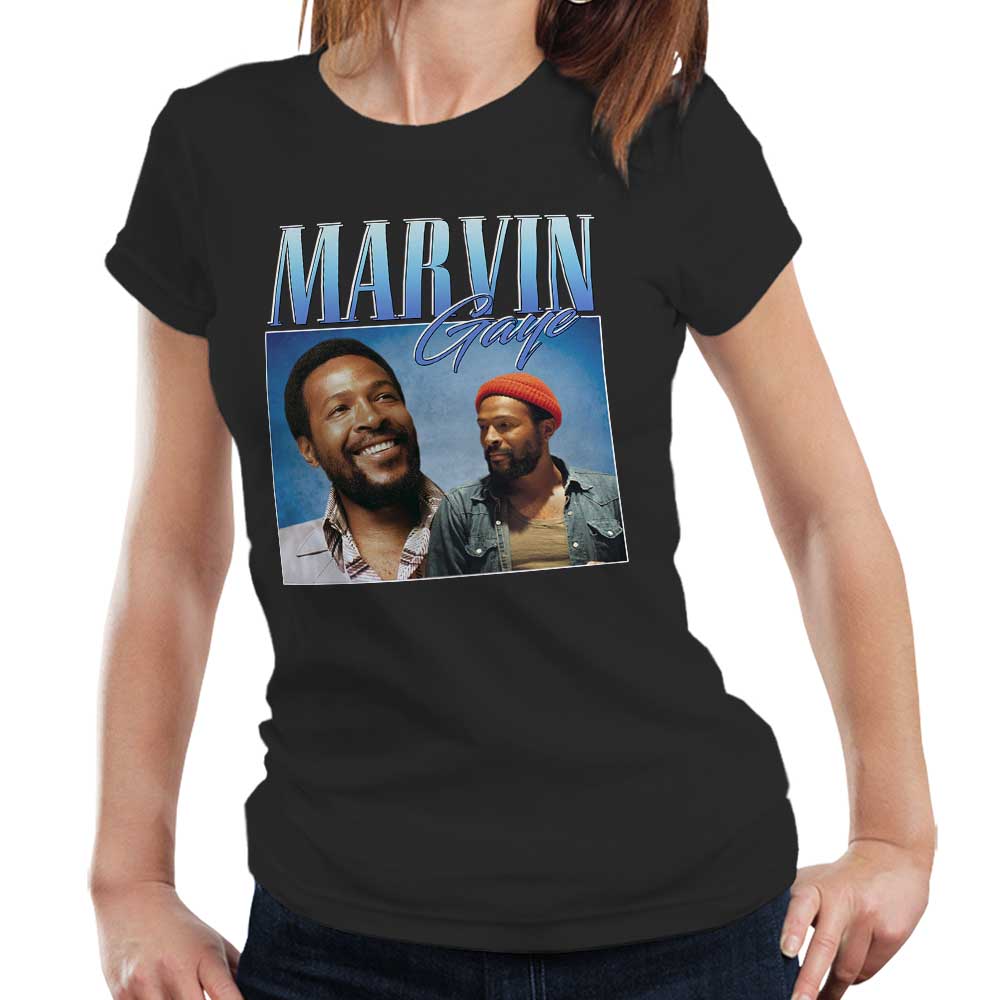 Marvin Gaye Appreciation Tshirt Fitted Ladies