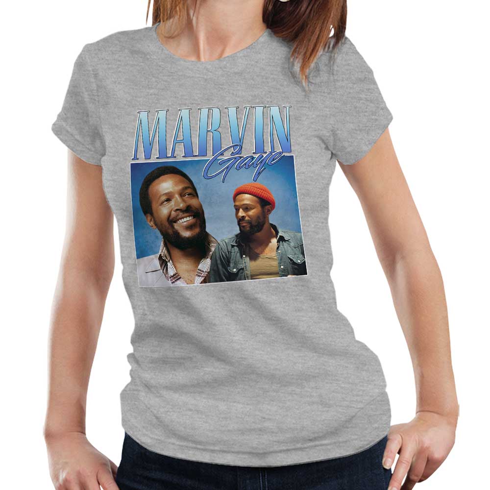 Marvin Gaye Appreciation Tshirt Fitted Ladies