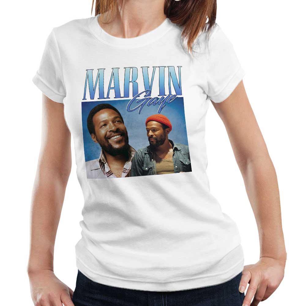 Marvin Gaye Appreciation Tshirt Fitted Ladies