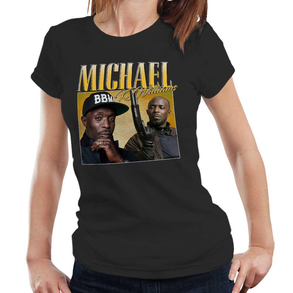 Michael K Williams Appreciation Tshirt Fitted Ladies