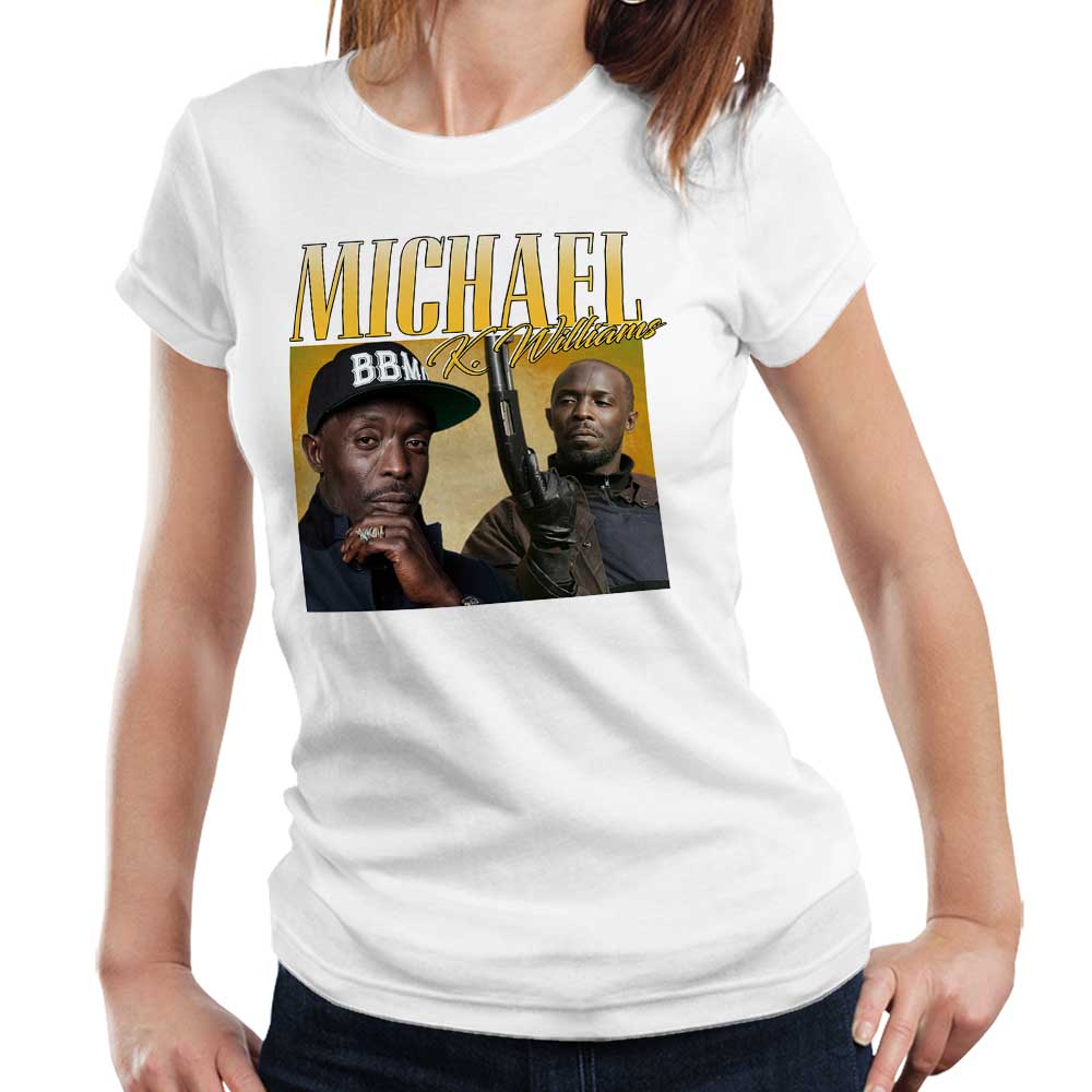 Michael K Williams Appreciation Tshirt Fitted Ladies