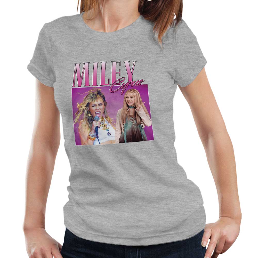 Miley Cyrus Appreciation Tshirt Fitted Ladies