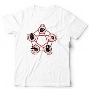 Rock Paper Scissors Spock Lizard Tshirt Unisex
