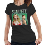 Scarlett Johansson Appreciation Tshirt Fitted Ladies