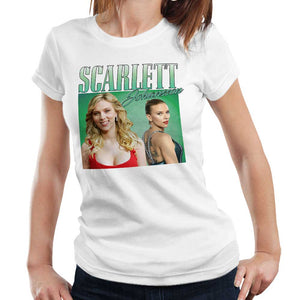 Scarlett Johansson Appreciation Tshirt Fitted Ladies