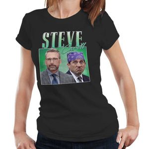 Steve Carell Appreciation Tshirt Fitted Ladies