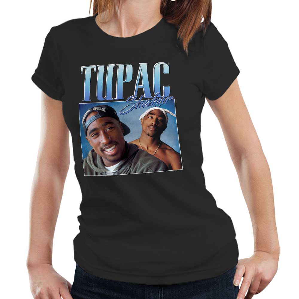 Tupac Shakur Appreciation Tshirt Fitted Ladies