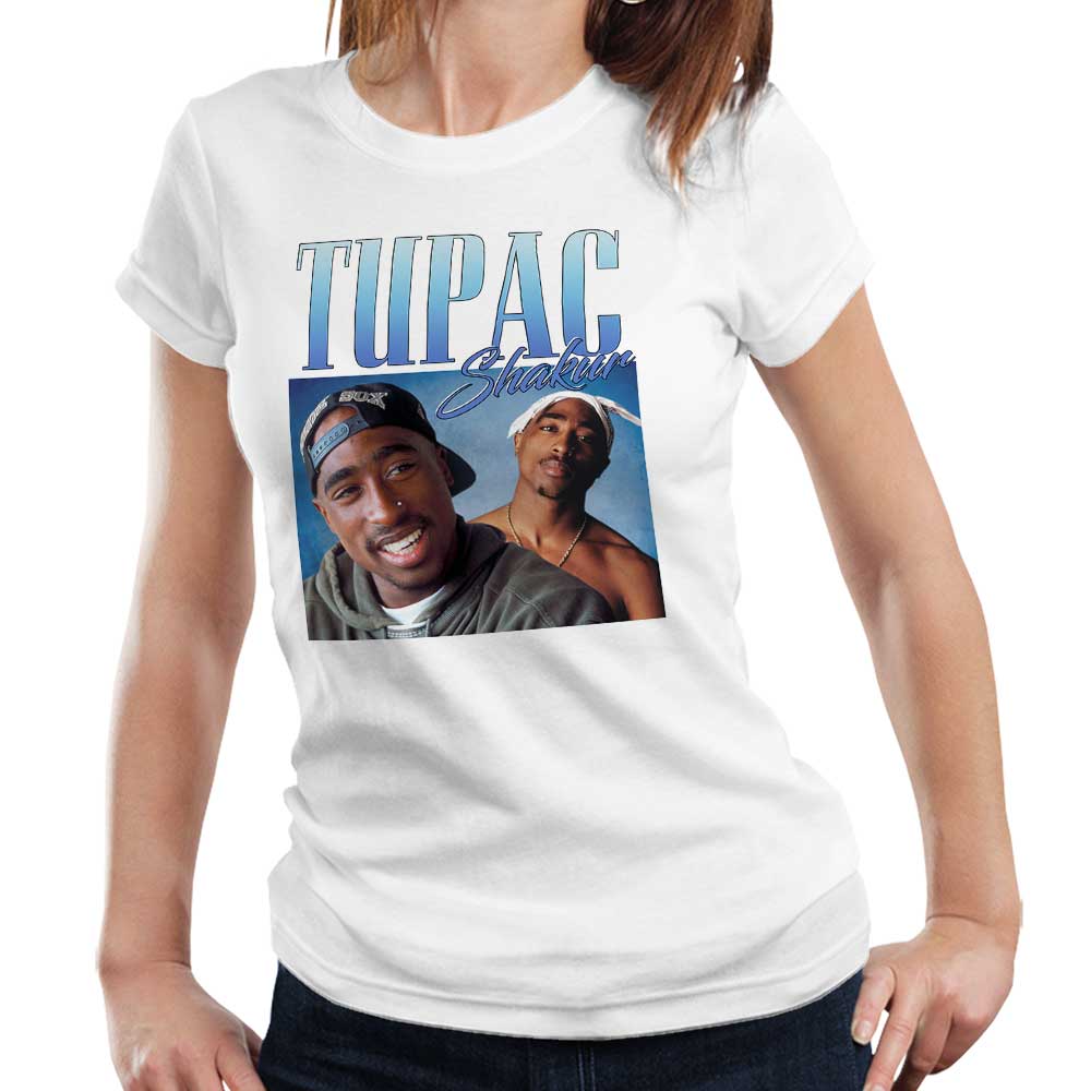 Tupac Shakur Appreciation Tshirt Fitted Ladies