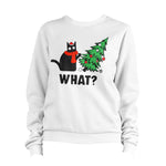 What Christmas Cat 2 Sweatshirt Pullover Jumper