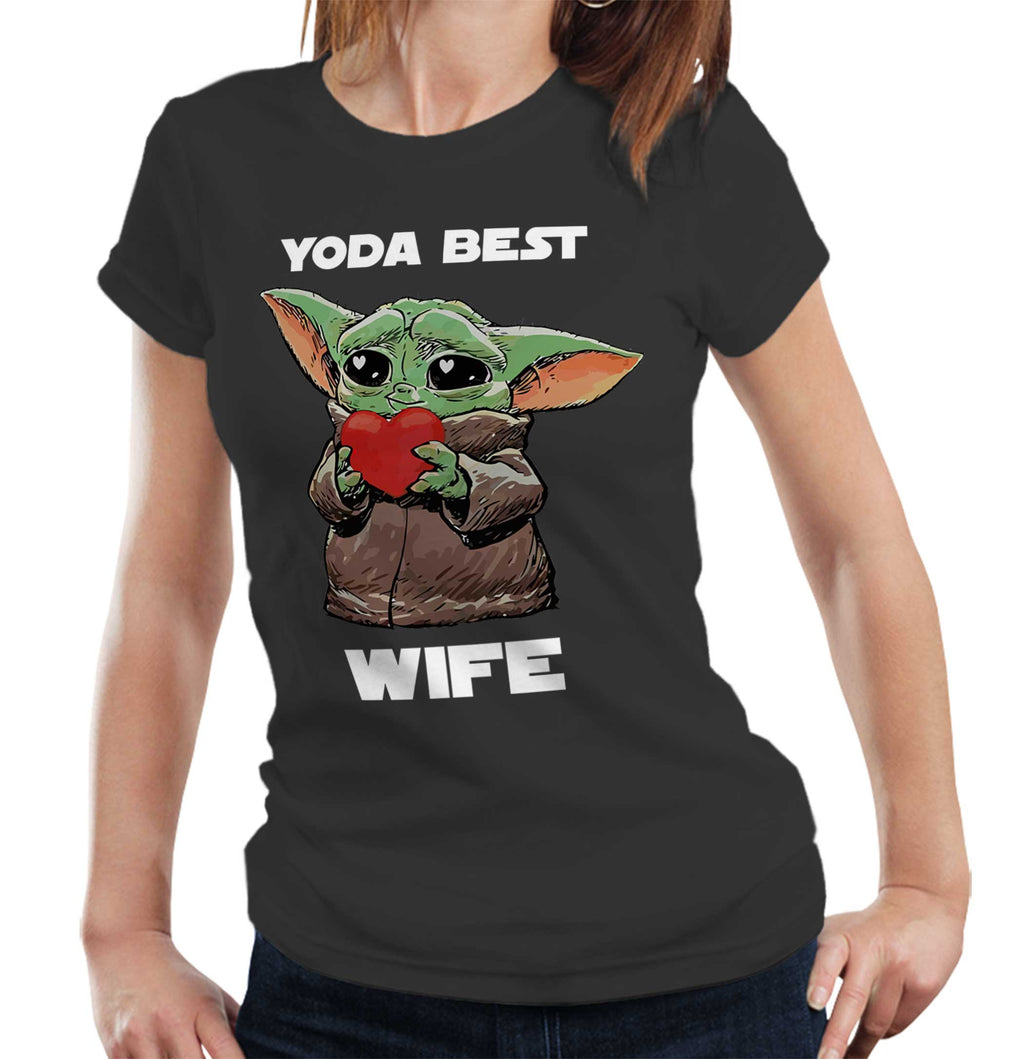 Yoda Best Wife T Shirt Ladies