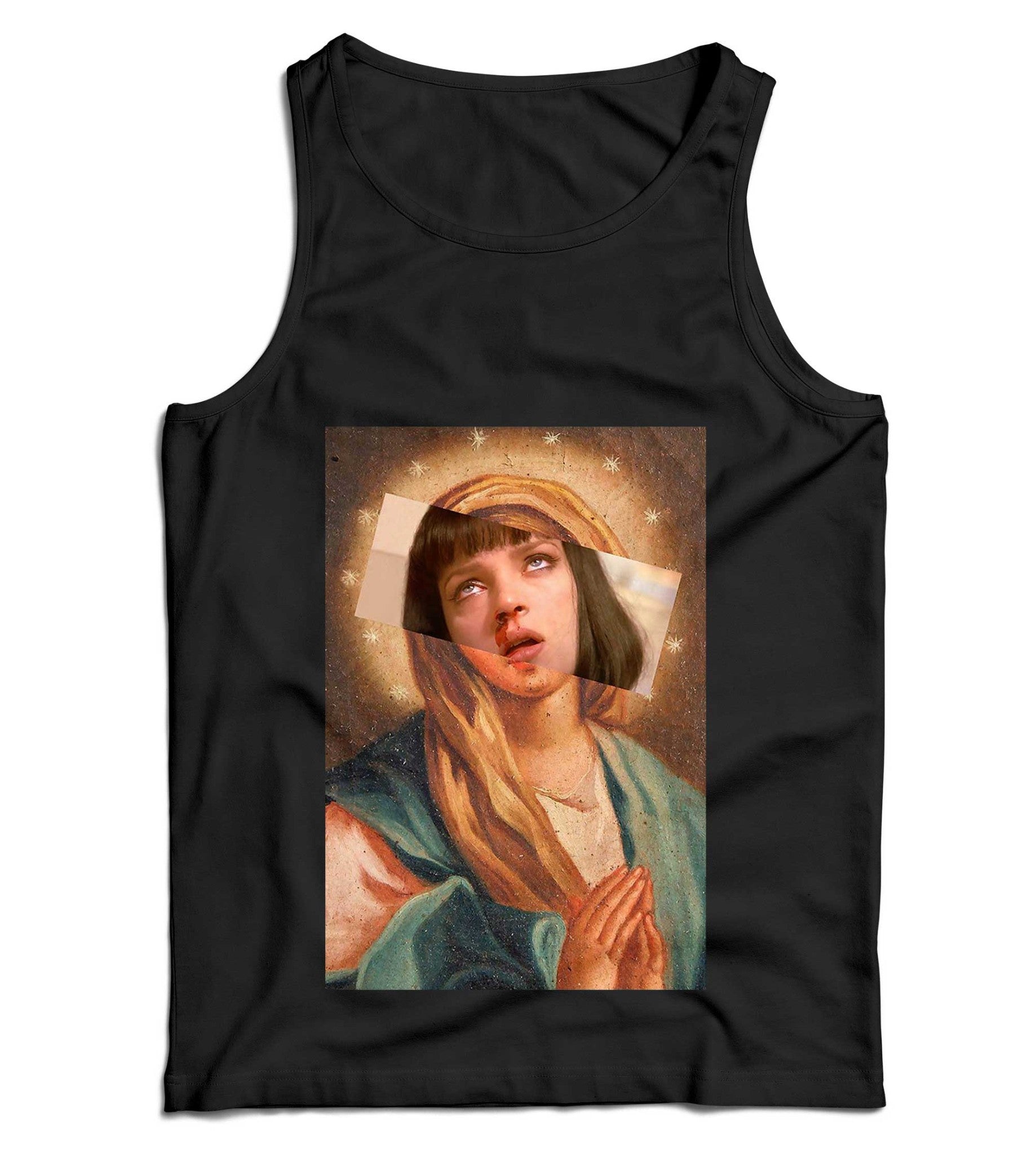 Virgin Mary Uma Thurman Ladies Vest Tank Top