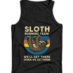 Sloth Running Team We'll Get There Ladies Vest/Tank Top