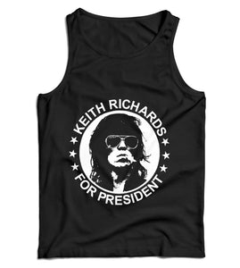 Keith Richards For President Ladies Vest/Tank Top