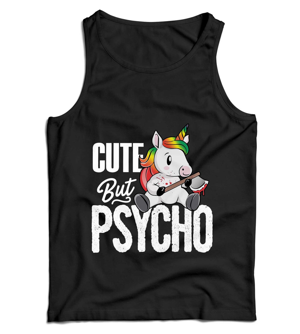 Cute But Psycho Ladies Vest Tank Top