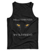 Hello Darkness My Old Friend Cats Eyes Ladies Vest Tank Top