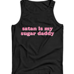 Satan Is My Sugar Daddy Ladies Vest Tank Top