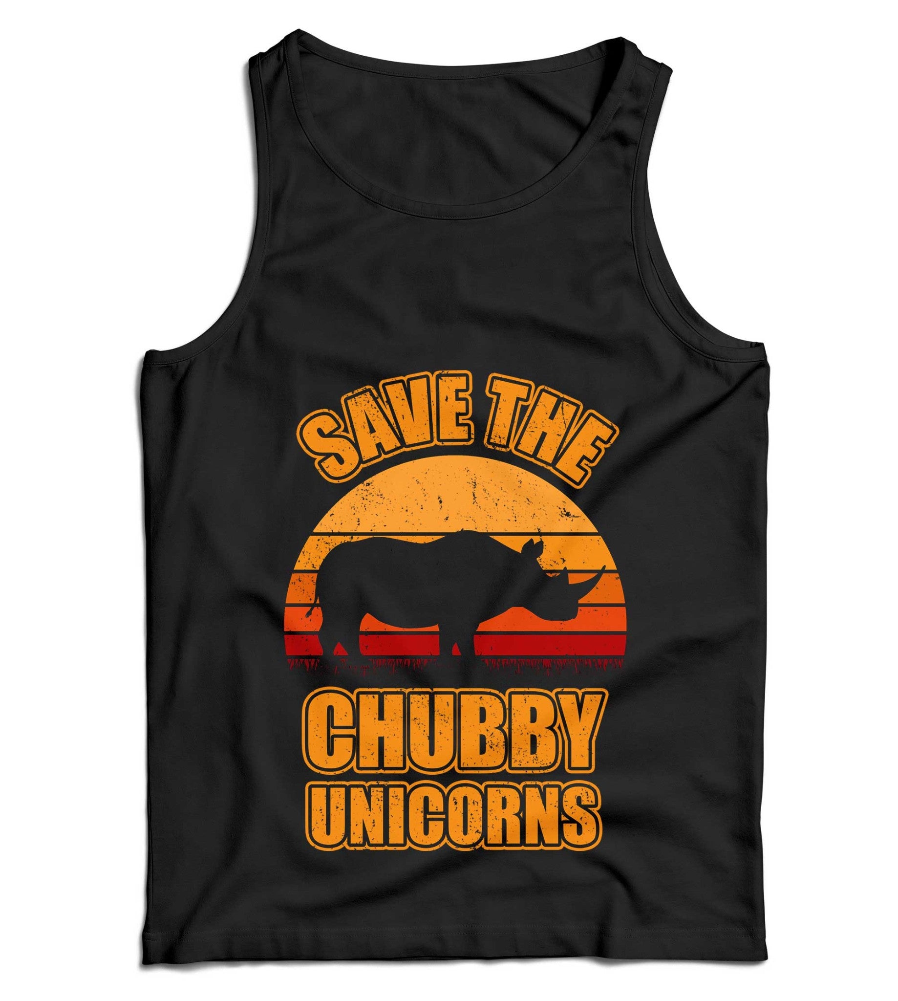 Save The Chubby Unicorns Ladies Vest Tank Top