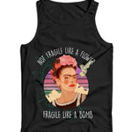 Not Fragile Like A Flower Ladies Vest/Tank Top