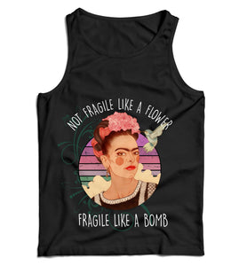 Not Fragile Like A Flower Ladies Vest/Tank Top