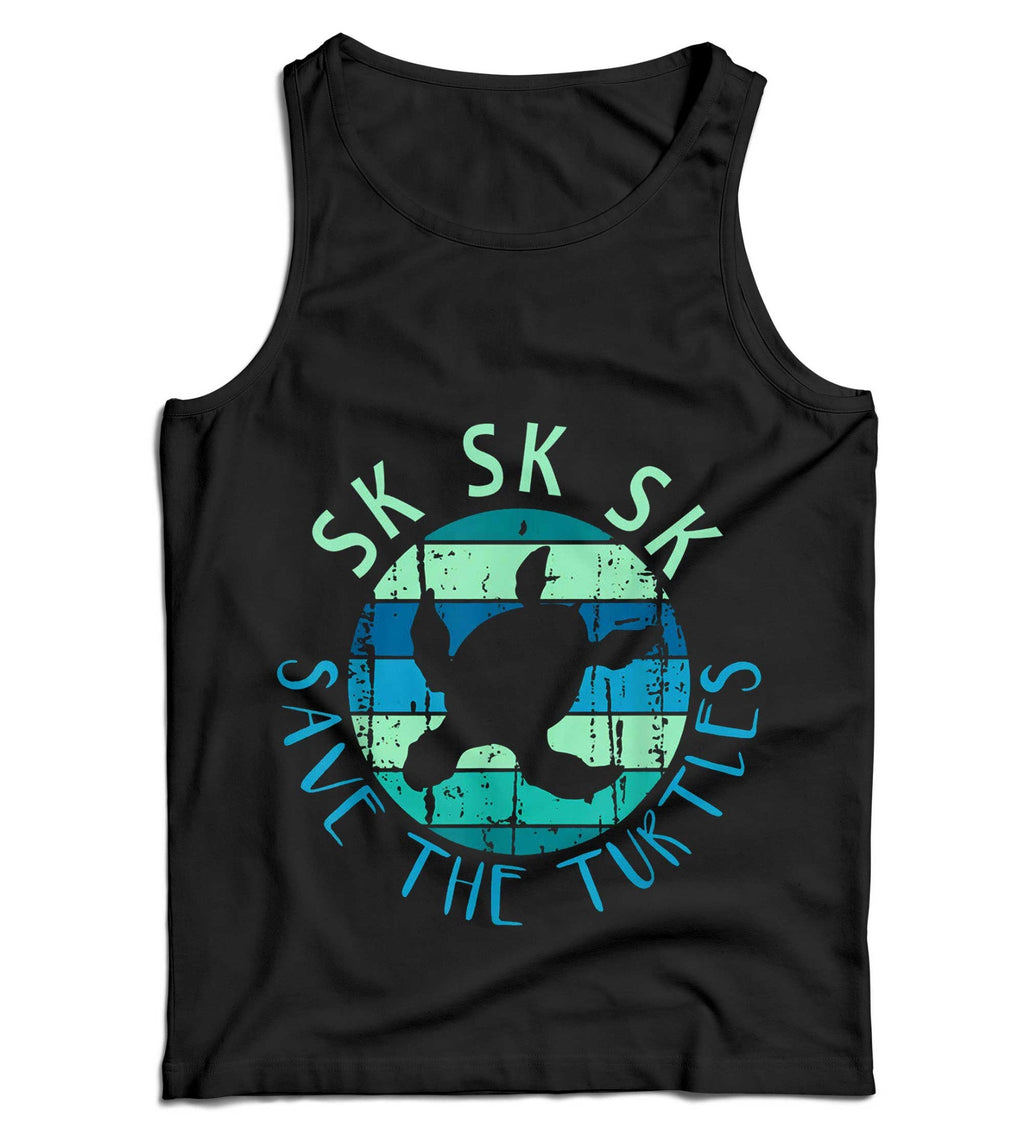 Save The Turtles Ladies Vest Tank Top